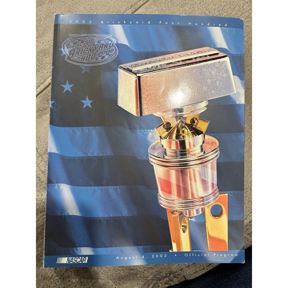 2002 Brickyard 400 NASCAR Official Race Program Racing Indianapolis Speedway
